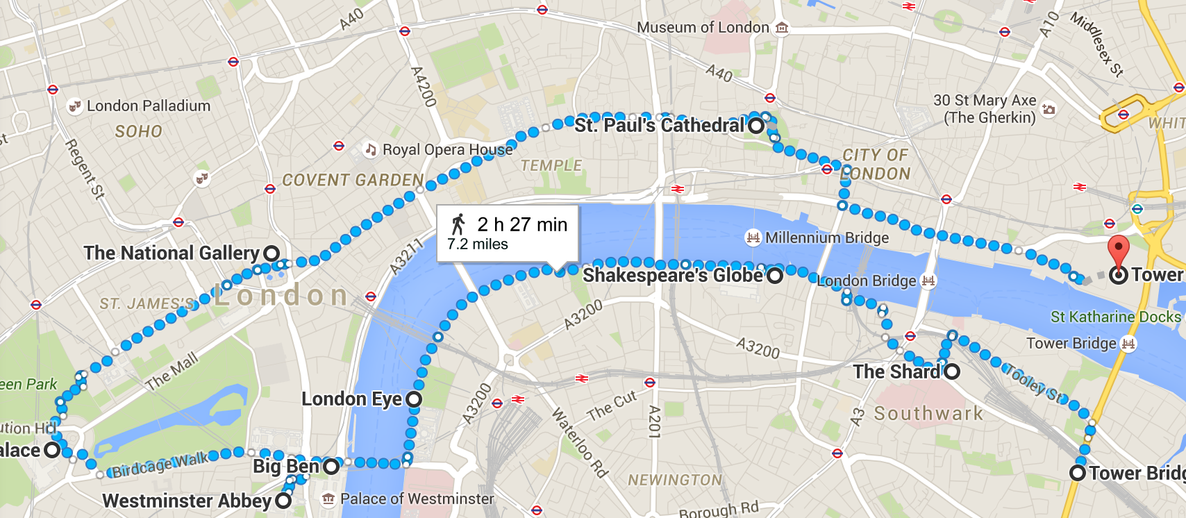 The ultimate London walking route for all the major sights The Restless Worker