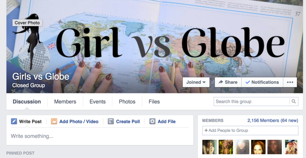 Facebook Groups Girl Vs Globe