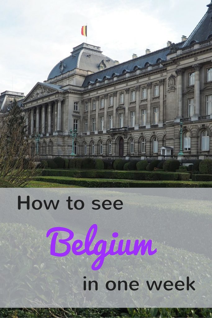 how to see belgium in one week