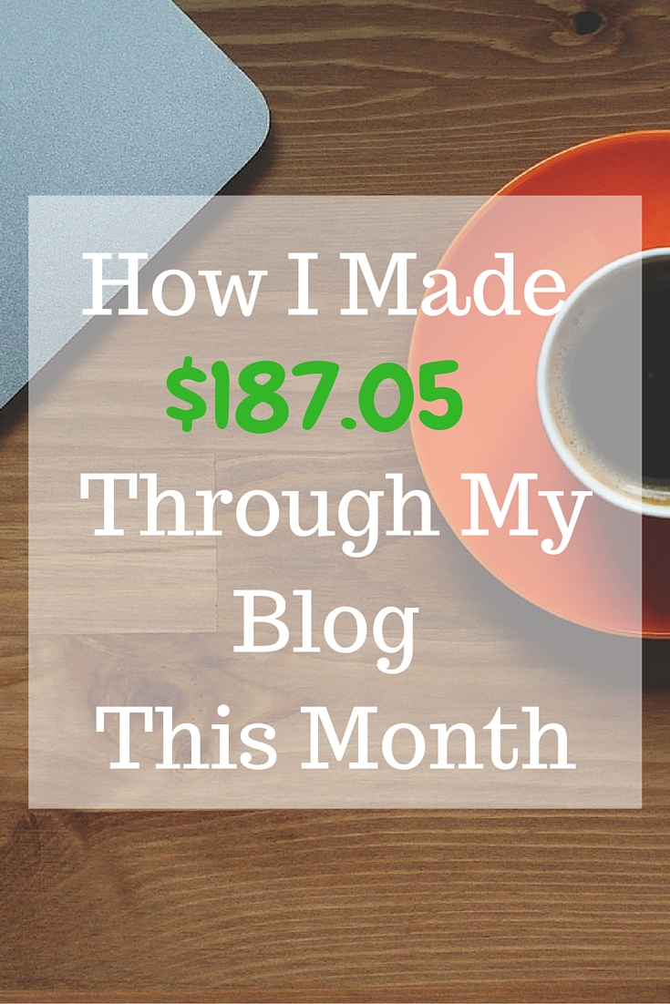 June Monthly Income Report: $187.05