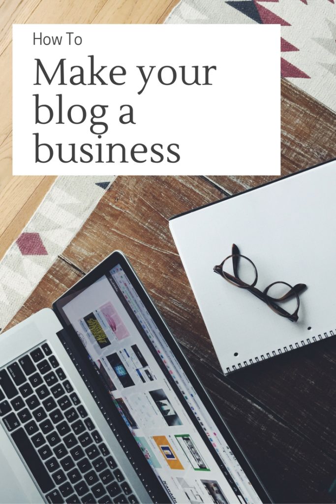 make your blog a business