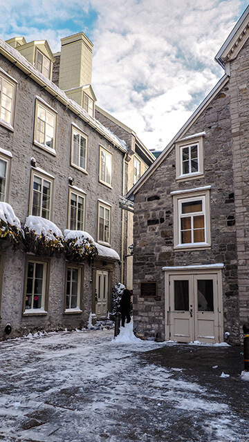 romantic destinations quebec city