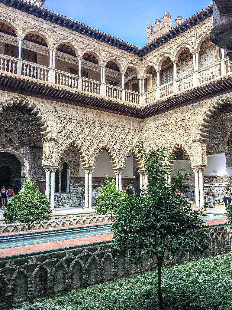 lions gate alcazar of seville