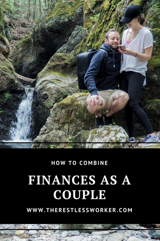 combine finances as a couple