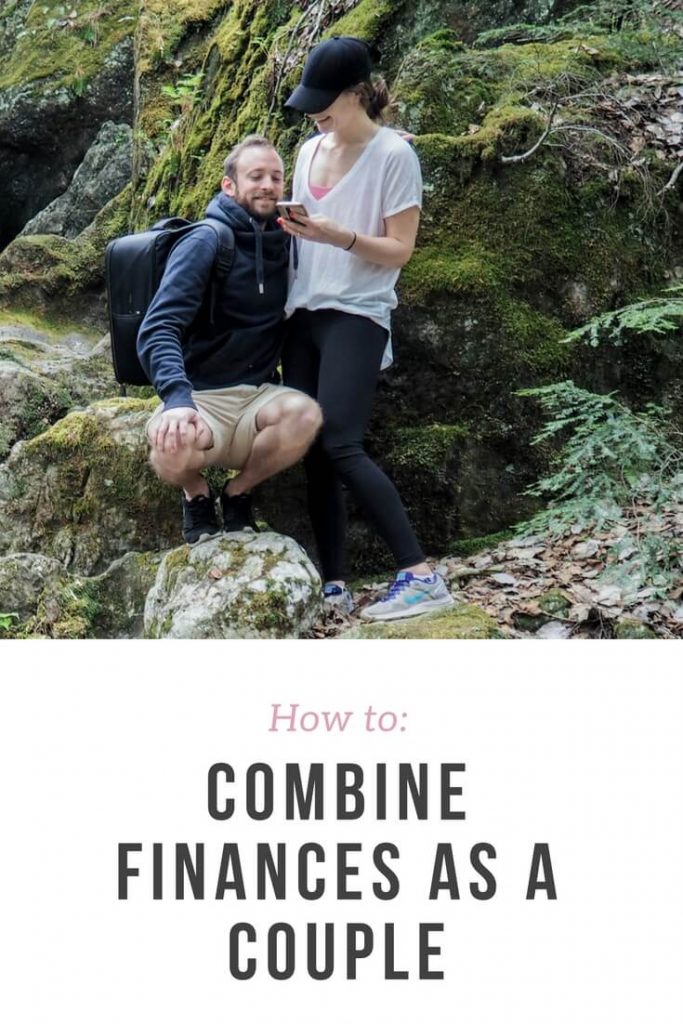 Combine finances as a couple