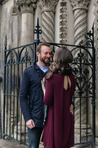engagement photos at the university of Toronto