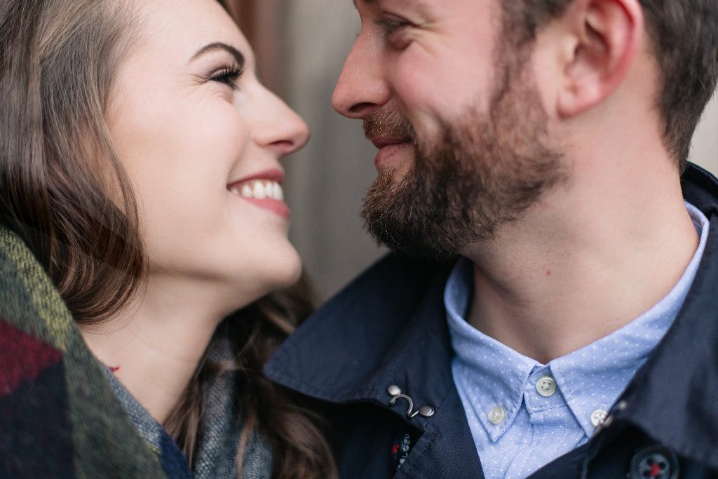 engagement photos at the university of Toronto