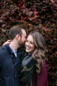 engagement photos at the university of Toronto