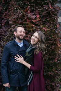 engagement photos at the university of Toronto
