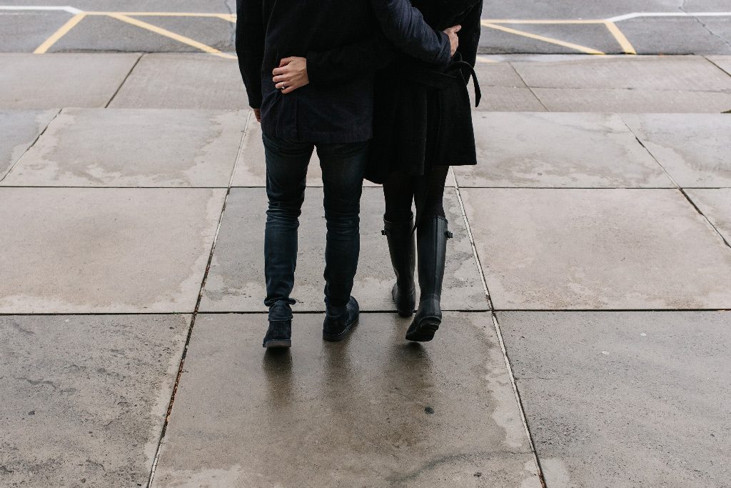 engagement photos at the university of Toronto