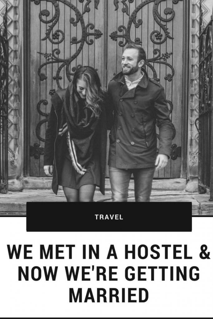 we met in a hostel travel couple