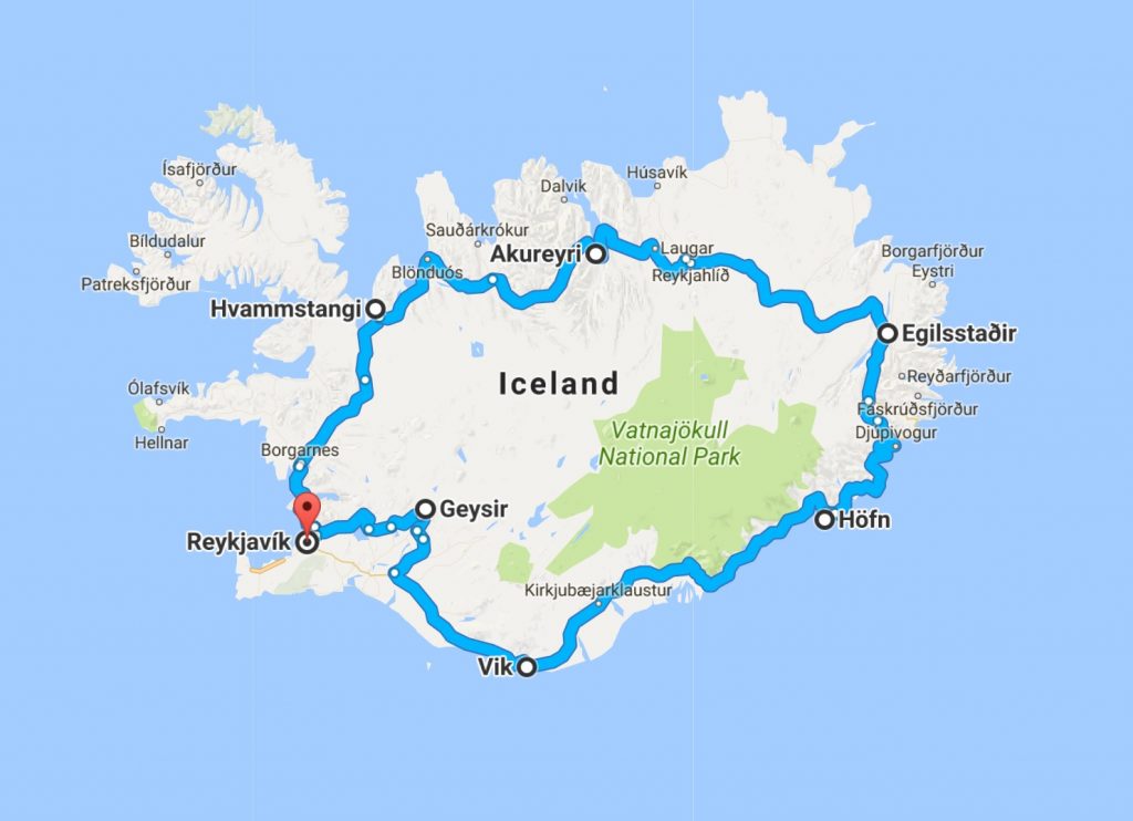 6 towns in iceland