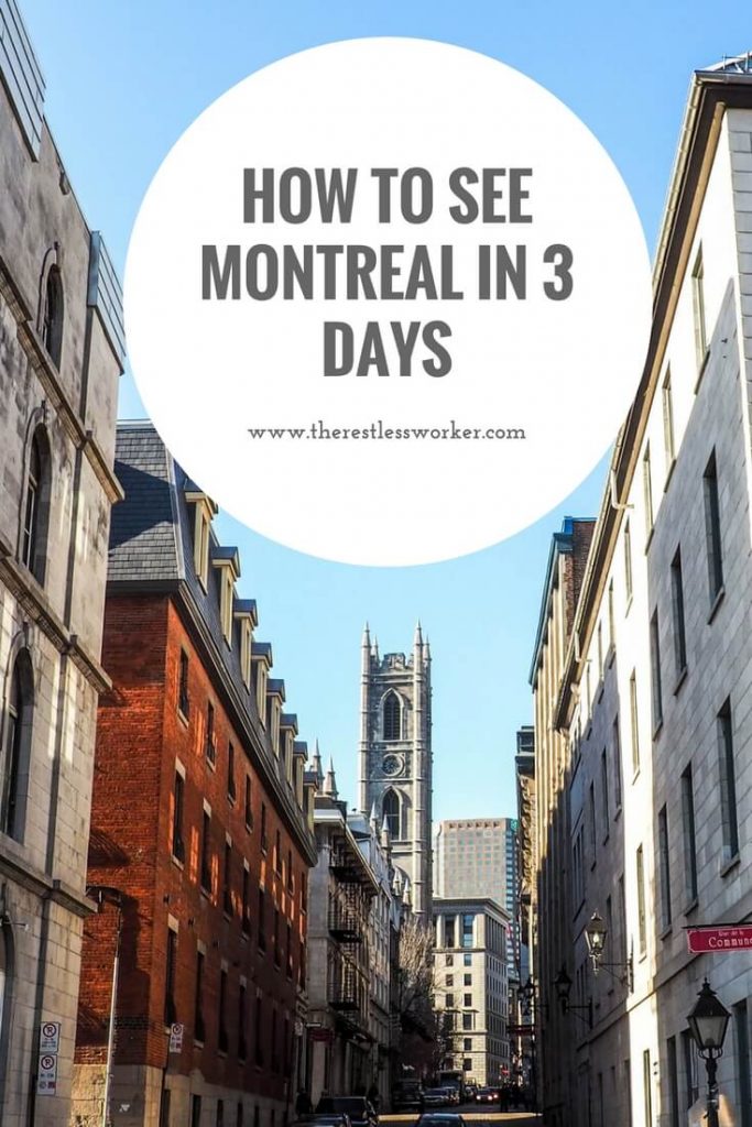 Montreal in 3 days