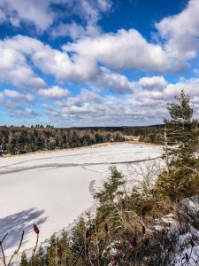 snowshoeing ontario romantic winter getaway