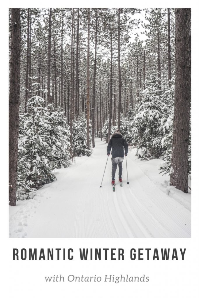 snowshoeing ontario romantic winter getaway