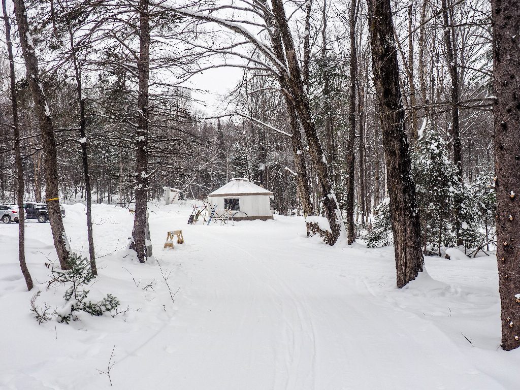 snowshoeing ontario romantic winter getaway