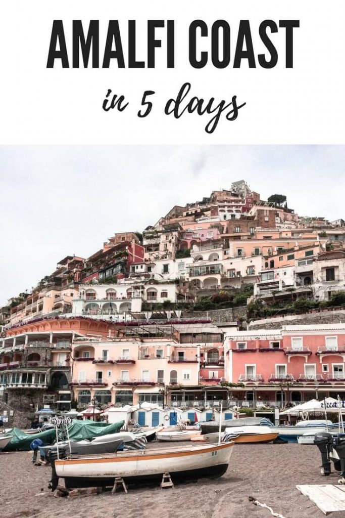 5 days in the amalfi coast