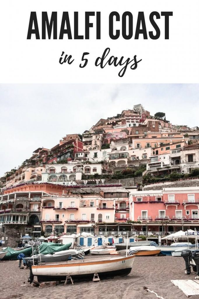 5 days in the amalfi coast