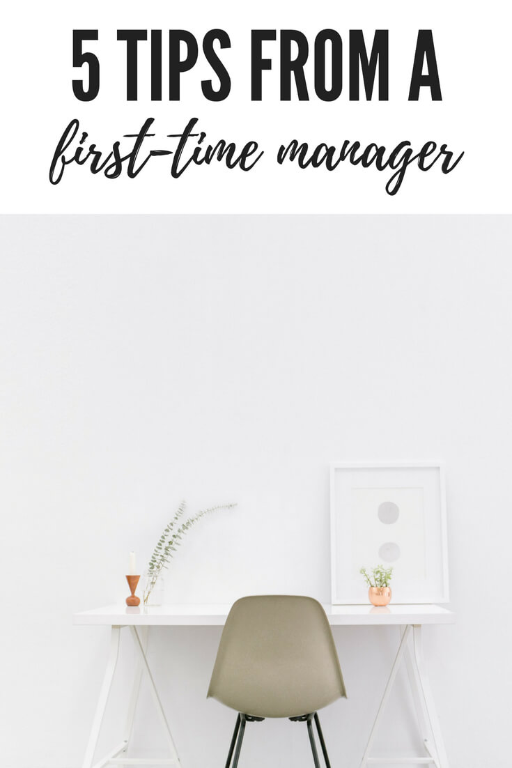 tips for first-time managers