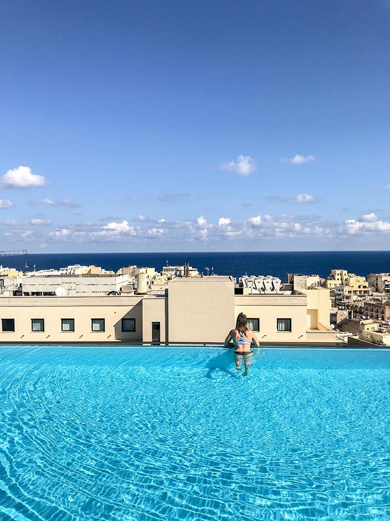 ax hotels in Malta rooftop pool