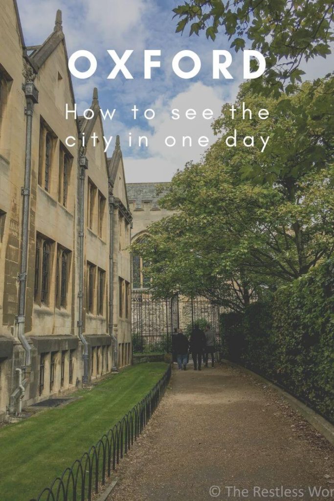 how to see oxford in one day