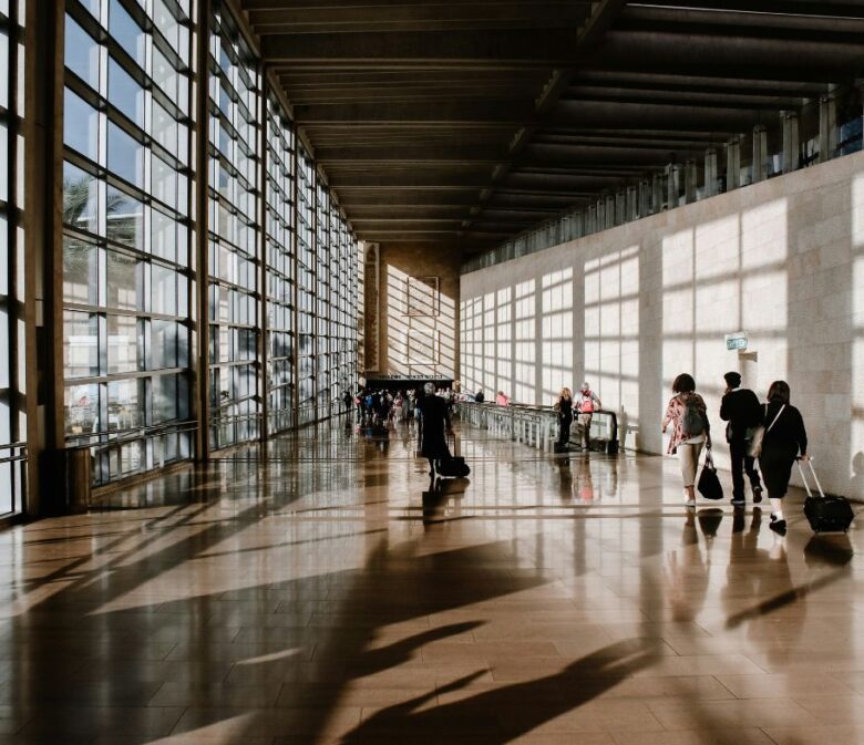 Image of an airport for a business trip